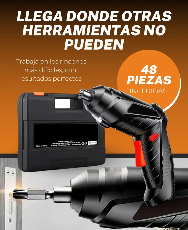 SET DE DESTORNILLADOR ELÉTRICO 47 PIEZAS
